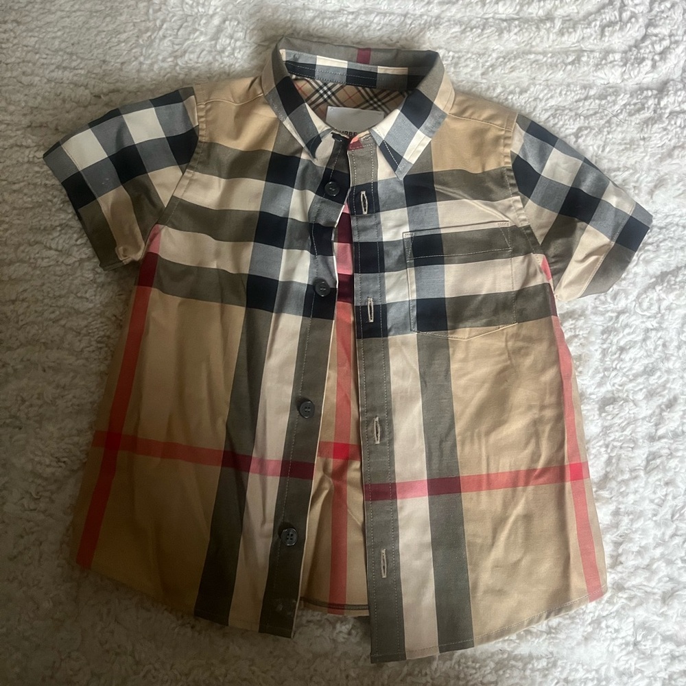 Burberry Toddler Check Cotton Shirt